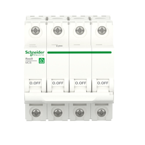 Автомат 25А, 4 полюса, уставка С, Resi9 R9F12425 Schneider Electric