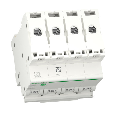 Автомат 25А, 4 полюса, уставка С, Resi9 R9F12425 Schneider Electric