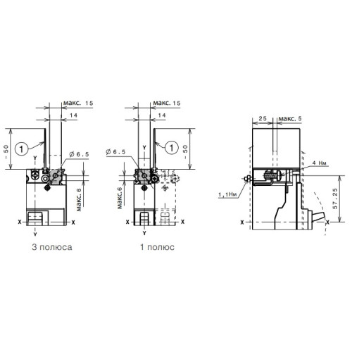 Автоматический выключатель 80А, FormulA A1B 125 TMF 80-800 3p F F, ABB 1SDA066705R1