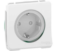 Розетка электрическая 220В IP55, белый, Mureva Styl Schneider MUR39134