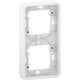 Рамка 2 поста, вертикальная IP55, белый, Mureva Styl Schneider MUR39151