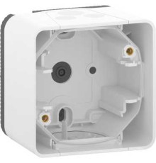 Коробка для накладного монтажа IP55, белый, Mureva Styl Schneider MUR39911