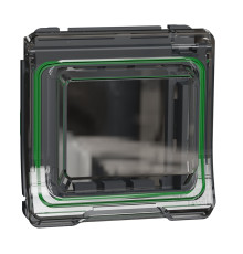 Адаптер для механизмов Unica New IP55, черный, Mureva Styl Schneider MUR35110