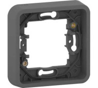 Рамка 1 пост IP55, черный, Mureva Styl Schneider MUR34107