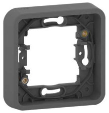 Рамка 1 пост IP55, черный, Mureva Styl Schneider MUR34107