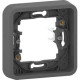 Рамка 1 пост с монтажными лапками IP55, черный, Mureva Styl Schneider MUR34108