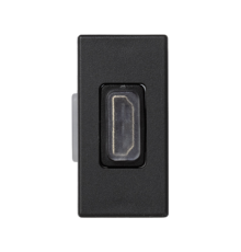 Розетка HDMI, 1 модуль, черный, К45 Simon K129B/14