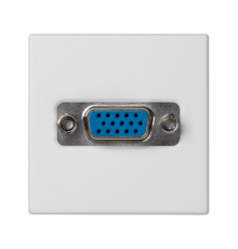 Розетка VGA HD15, белый, К45 Simon K100B/9