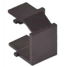 Заглушка под RJ45 типа Keystone, графит, Basic Simon