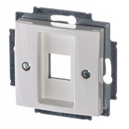 Накладка для компьютерной розетки, белый, ABB 2561-94-507 Basic 55