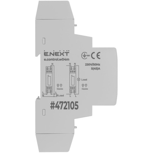 Счетчик на дин-рейку однофазный 5(45)А, e.control.w04m Enext i0310031m