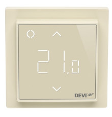 Терморегулятор Devireg Smart с Wi-Fi, слоновая кость, 140F1142 Devi
