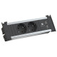 Встраиваемые розетки в стол 2х220В + 2xUSB, Bachmann KAPSA