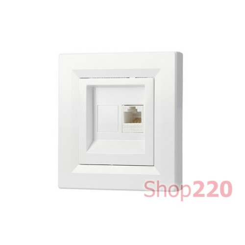 Розетка компьютерная RJ45 кат.6, белый, EPH4700121 Schneider Asfora