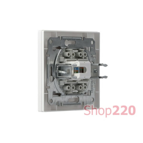 Розетка компьютерная RJ45 кат.6, белый, EPH4700121 Schneider Asfora