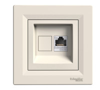 Розетка компьютерная RJ-45 кат.6, кремовый, EPH4700123 Schneider Asfora