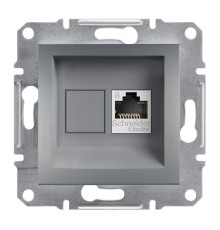 Розетка компьютерная RJ45 кат.6, сталь, EPH4700162 Asfora Schneider