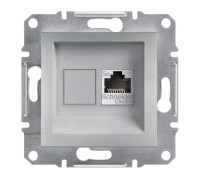Розетка компьютерная RJ45, алюминий, EPH4300161 Asfora Schneider