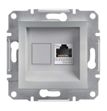 Розетка компьютерная RJ45, алюминий, EPH4300161 Asfora Schneider