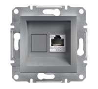 Розетка компьютерная RJ45, сталь, EPH4300162 Asfora Schneider