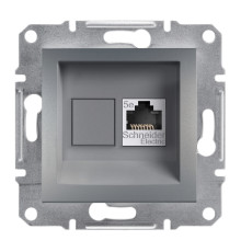 Розетка компьютерная RJ45, сталь, EPH4300162 Asfora Schneider
