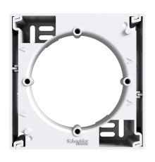Коробка для накладного монтажа, одинарная, белый, EPH6100121 Schneider Asfora