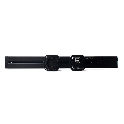 Трековая рейка 1,0 м, черный, Pandora Black EH-PT-1B