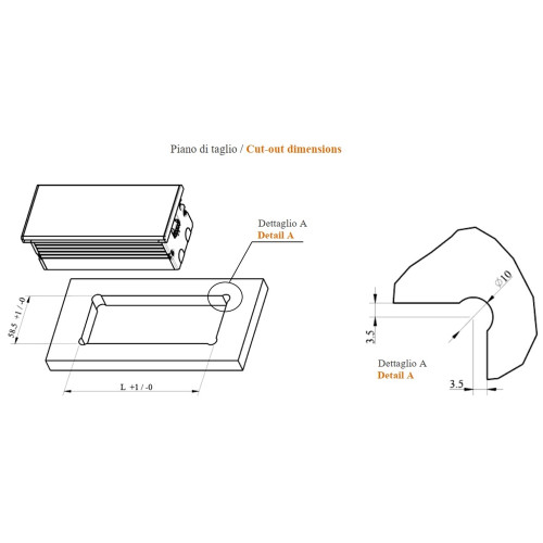 Блок розеток в стол 3х220В + USB тип А+С, черный, Versalid ASA 060.39F.00011