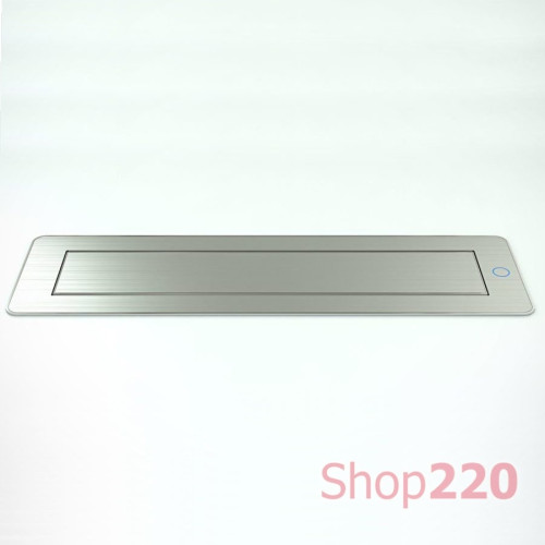 Вращающийся блок розеток 3х220В + USB тип А + С, нержавеющая сталь, Versaturn ASA 060.24F.00033