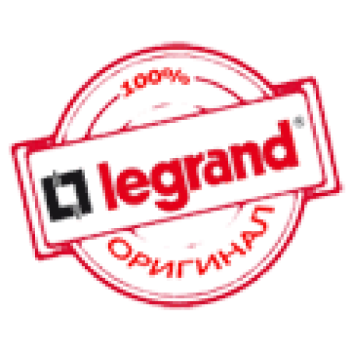 Вывод кабеля, 2 модуля, белый, Legrand Mosaic New 277550L