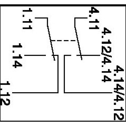 Блок дополнительных контактов, 2 CО, ZP-NHK Moeller / Eaton