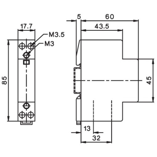 Контактор 20А, 220В, 1но + 1нз, RA 20-11 230V AC, ETI 2464097