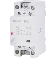 Контактор модульный тихий, 25А, 220В, 4но, R 25-40 230V, ETI 2462310