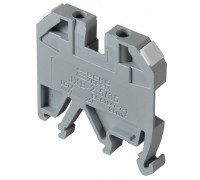 Клеммник 2,5 мм кв на дин-рейку, серый, JXB 2,5/35 Аско A0130010001