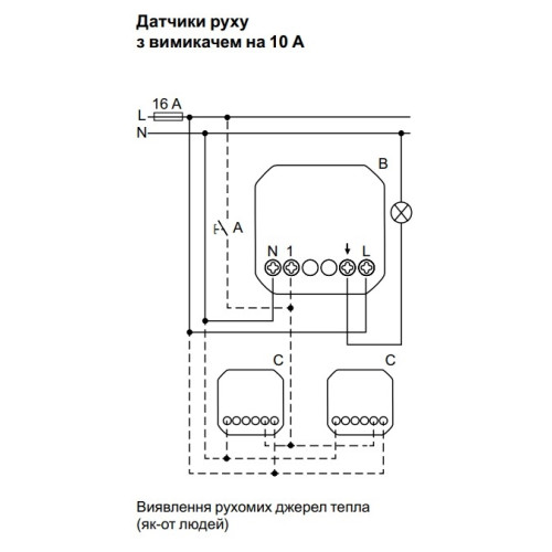 Датчик движения с выключателем, антрацит, 2 модуля, Unica New Schneider NU352554