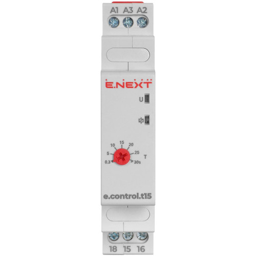 Реле задержки времени на включение, 8А, e.control.t15 Enext i0310027
