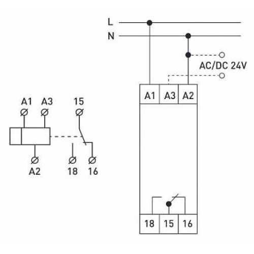 Реле временного включения, 8А, e.control.t16 Enext i0310028