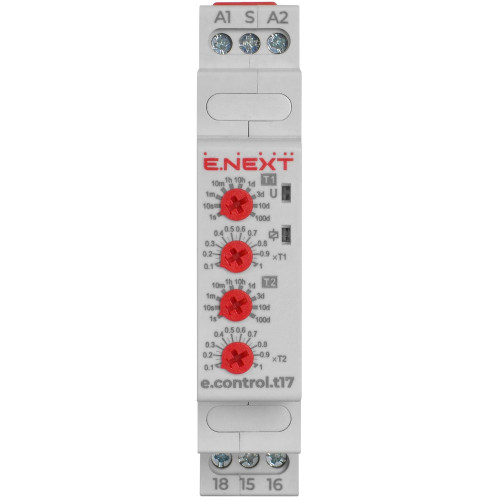 Реле асимметрического повтора цикла, 8А, e.control.t17 Enext i0310029