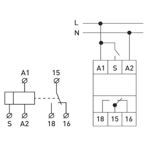 Реле асимметрического повтора цикла, 8А, e.control.t17 Enext i0310029