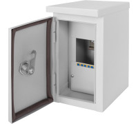 Щит металлический IP54 навесной на 4 модуля, e.mbox.stand.n.04.z ENEXT s0100127 (эконом)