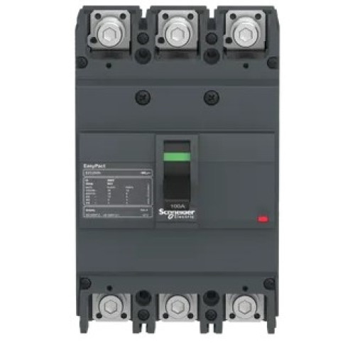 Силовой автоматический выключатель 100 А, трехфазный, 25кА, EasyPact Schneider EZC250N3100