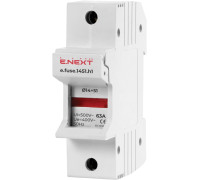 Держатель предохранителей 14х51 до 63А, 1 полюс, на дин-рейку, e.fuse.1451.h1 Enext i0300004