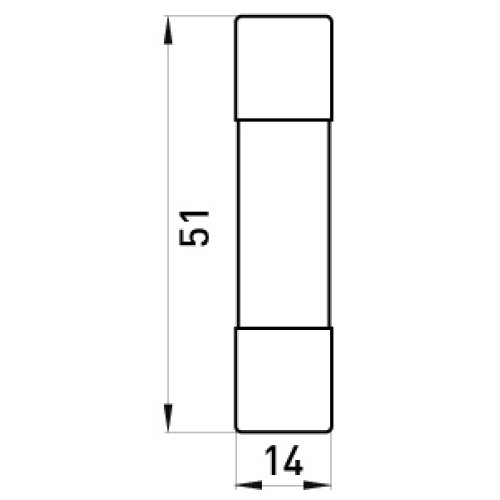 Предохранитель 25А, 14х51, e.fuse.1451.25 Enext i0610020