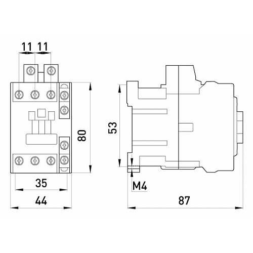 Контактор 25А, 220В, e.industrial.ukc.25.230 Enext i.0090061