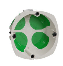 Подрозетник для гипсокартона герметичный, одинарный, Multifix Air Schneider IMT35001