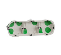 Подрозетник для гипсокартона герметичный, тройной, Multifix Air Schneider IMT35031