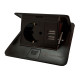 Лючок 220В + USB, черный, IP44, ElectroHouse EH-F010