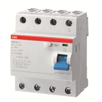 УЗО 125А, 30мА, 4 полюса, тип А, F204 A-125/0,03 ABB 2CSF204101R1950