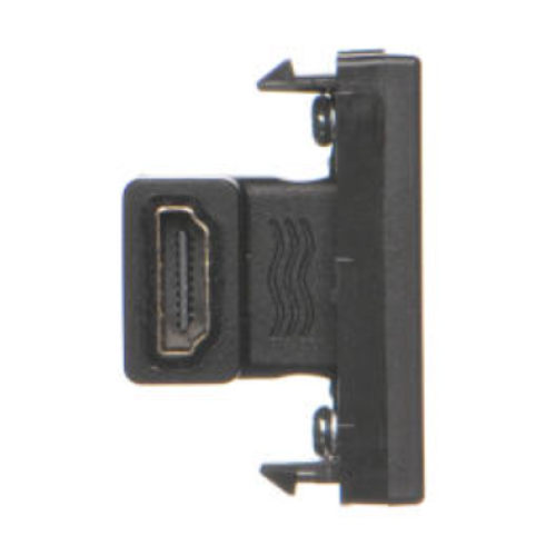 Розетка HDMI, 1 модуль, черный, К45 Simon K129B/14