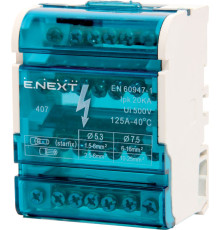 Кросс-модуль на din-рейку 100А, 4 полюса, e.cbs.pro.4.7 Enext p0650004